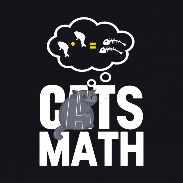 Cats Math Maths Physics Fish Cats Kitten by MooonTees